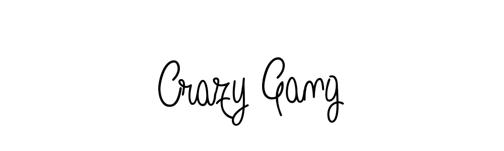 Also we have Crazy Gang name is the best signature style. Create professional handwritten signature collection using Angelique-Rose-font-FFP autograph style. Crazy Gang signature style 5 images and pictures png