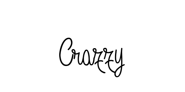 Use a signature maker to create a handwritten signature online. With this signature software, you can design (Angelique-Rose-font-FFP) your own signature for name Crazzy. Crazzy signature style 5 images and pictures png
