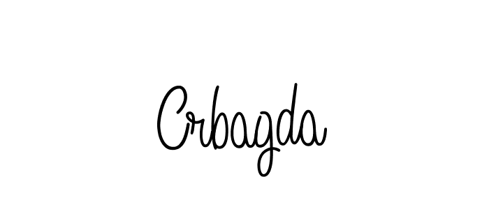 How to make Crbagda signature? Angelique-Rose-font-FFP is a professional autograph style. Create handwritten signature for Crbagda name. Crbagda signature style 5 images and pictures png