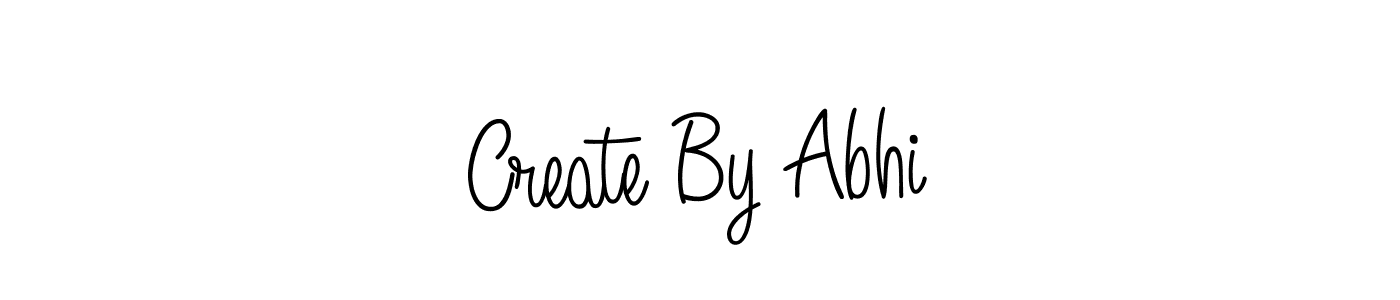 Angelique-Rose-font-FFP is a professional signature style that is perfect for those who want to add a touch of class to their signature. It is also a great choice for those who want to make their signature more unique. Get Create By Abhi name to fancy signature for free. Create By Abhi signature style 5 images and pictures png