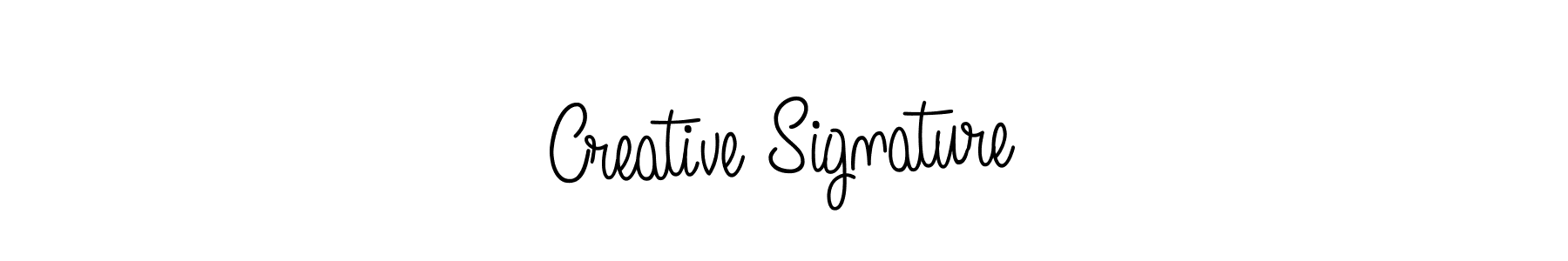 You can use this online signature creator to create a handwritten signature for the name Creative Signature. This is the best online autograph maker. Creative Signature signature style 5 images and pictures png