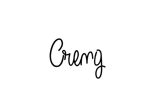 Creng stylish signature style. Best Handwritten Sign (Angelique-Rose-font-FFP) for my name. Handwritten Signature Collection Ideas for my name Creng. Creng signature style 5 images and pictures png