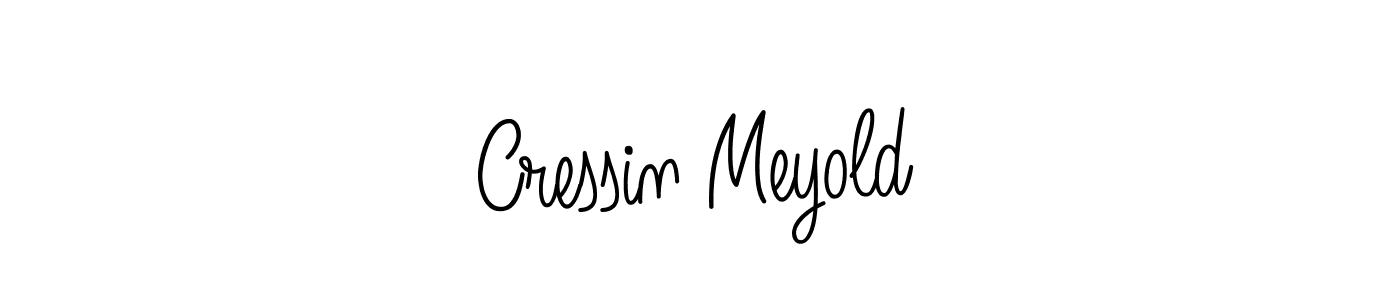 How to make Cressin Meyold signature? Angelique-Rose-font-FFP is a professional autograph style. Create handwritten signature for Cressin Meyold name. Cressin Meyold signature style 5 images and pictures png