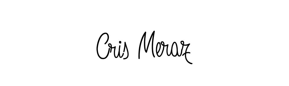 Make a beautiful signature design for name Cris Meraz. With this signature (Angelique-Rose-font-FFP) style, you can create a handwritten signature for free. Cris Meraz signature style 5 images and pictures png