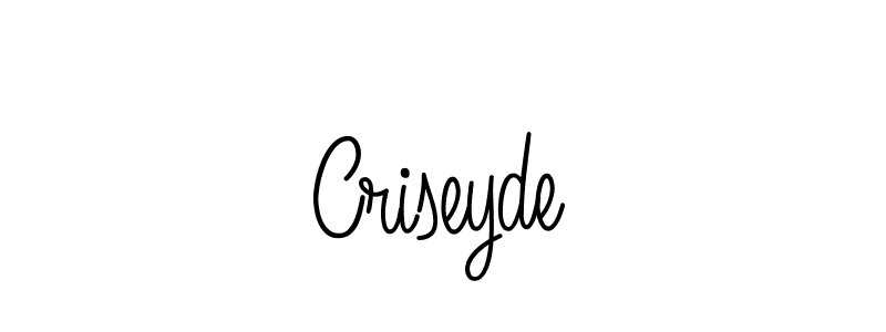 The best way (Angelique-Rose-font-FFP) to make a short signature is to pick only two or three words in your name. The name Criseyde include a total of six letters. For converting this name. Criseyde signature style 5 images and pictures png