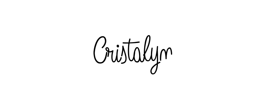 Also we have Cristalyn name is the best signature style. Create professional handwritten signature collection using Angelique-Rose-font-FFP autograph style. Cristalyn signature style 5 images and pictures png