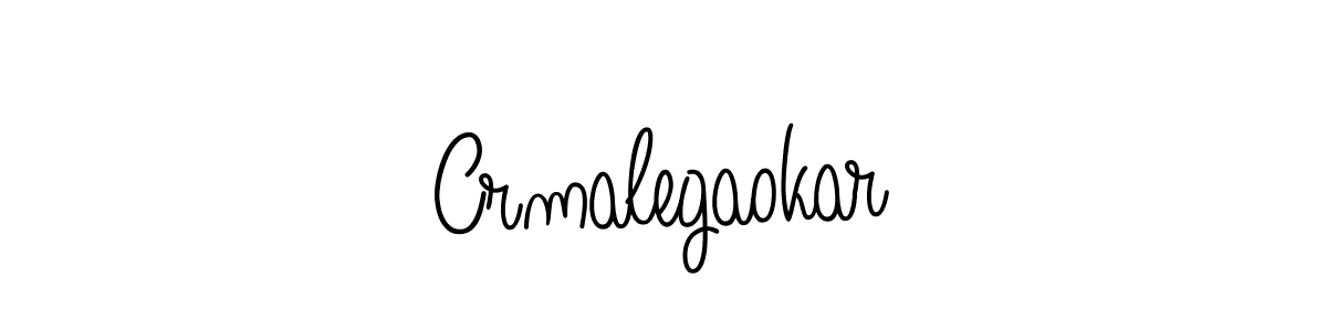 How to make Crmalegaokar signature? Angelique-Rose-font-FFP is a professional autograph style. Create handwritten signature for Crmalegaokar name. Crmalegaokar signature style 5 images and pictures png