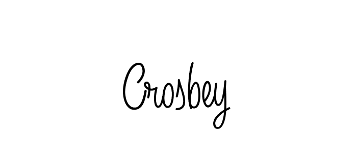 The best way (Angelique-Rose-font-FFP) to make a short signature is to pick only two or three words in your name. The name Crosbey include a total of six letters. For converting this name. Crosbey signature style 5 images and pictures png