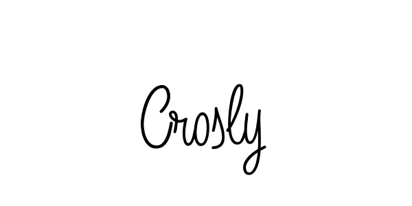 Best and Professional Signature Style for Crosly. Angelique-Rose-font-FFP Best Signature Style Collection. Crosly signature style 5 images and pictures png