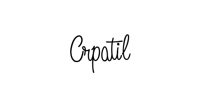 Make a beautiful signature design for name Crpatil. With this signature (Angelique-Rose-font-FFP) style, you can create a handwritten signature for free. Crpatil signature style 5 images and pictures png