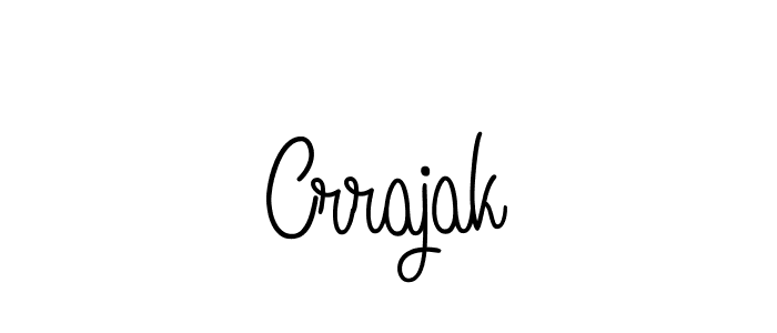 if you are searching for the best signature style for your name Crrajak. so please give up your signature search. here we have designed multiple signature styles  using Angelique-Rose-font-FFP. Crrajak signature style 5 images and pictures png