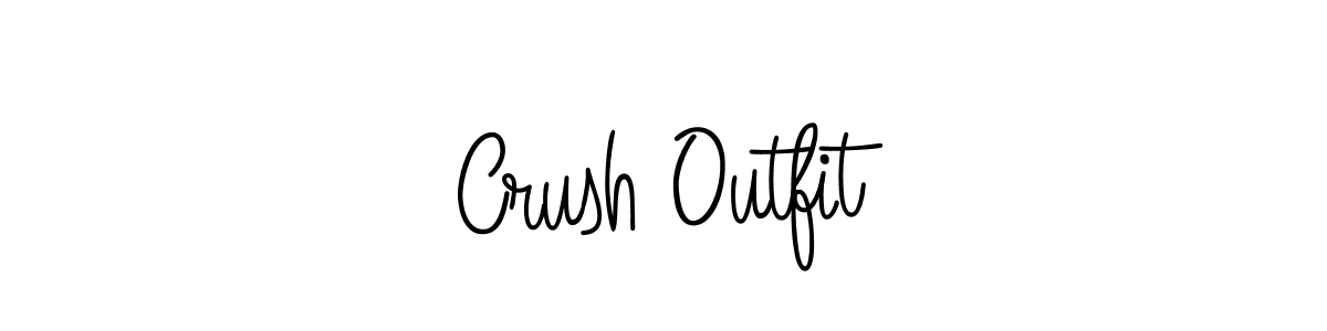 Also we have Crush Outfit name is the best signature style. Create professional handwritten signature collection using Angelique-Rose-font-FFP autograph style. Crush Outfit signature style 5 images and pictures png