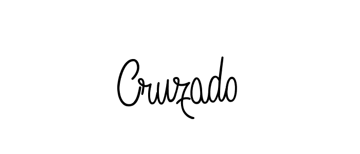 Cruzado stylish signature style. Best Handwritten Sign (Angelique-Rose-font-FFP) for my name. Handwritten Signature Collection Ideas for my name Cruzado. Cruzado signature style 5 images and pictures png