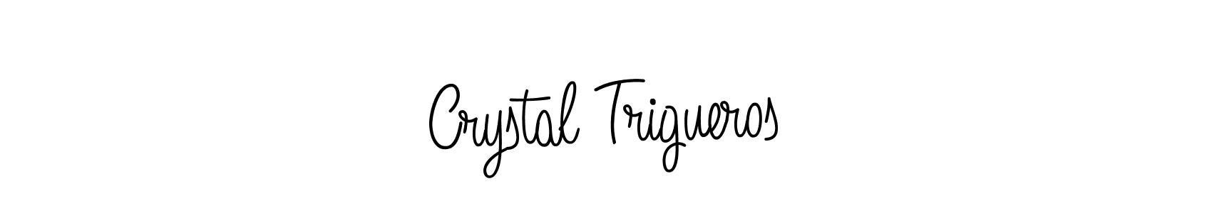 How to make Crystal Trigueros signature? Angelique-Rose-font-FFP is a professional autograph style. Create handwritten signature for Crystal Trigueros name. Crystal Trigueros signature style 5 images and pictures png