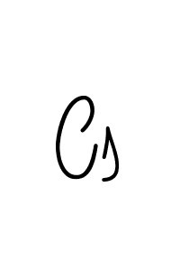 You should practise on your own different ways (Angelique-Rose-font-FFP) to write your name (Cs) in signature. don't let someone else do it for you. Cs signature style 5 images and pictures png