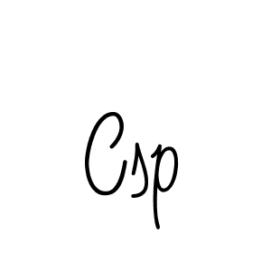 Create a beautiful signature design for name Csp. With this signature (Angelique-Rose-font-FFP) fonts, you can make a handwritten signature for free. Csp signature style 5 images and pictures png