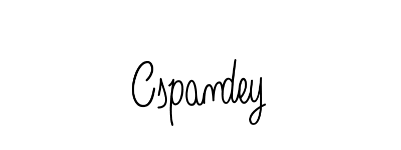 Also we have Cspandey name is the best signature style. Create professional handwritten signature collection using Angelique-Rose-font-FFP autograph style. Cspandey signature style 5 images and pictures png
