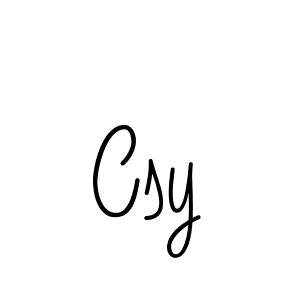 Make a beautiful signature design for name Csy. Use this online signature maker to create a handwritten signature for free. Csy signature style 5 images and pictures png