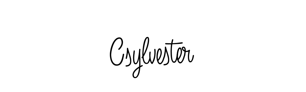 You should practise on your own different ways (Angelique-Rose-font-FFP) to write your name (Csylvester) in signature. don't let someone else do it for you. Csylvester signature style 5 images and pictures png