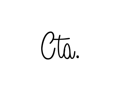 How to Draw Cta. signature style? Angelique-Rose-font-FFP is a latest design signature styles for name Cta.. Cta. signature style 5 images and pictures png