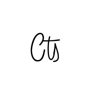 Cts stylish signature style. Best Handwritten Sign (Angelique-Rose-font-FFP) for my name. Handwritten Signature Collection Ideas for my name Cts. Cts signature style 5 images and pictures png