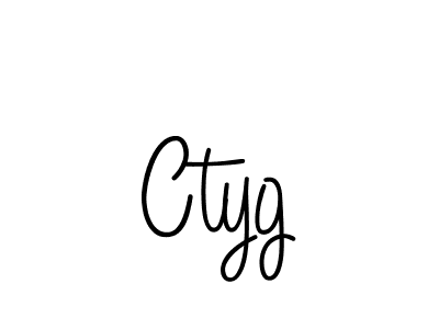 The best way (Angelique-Rose-font-FFP) to make a short signature is to pick only two or three words in your name. The name Ctyg include a total of six letters. For converting this name. Ctyg signature style 5 images and pictures png