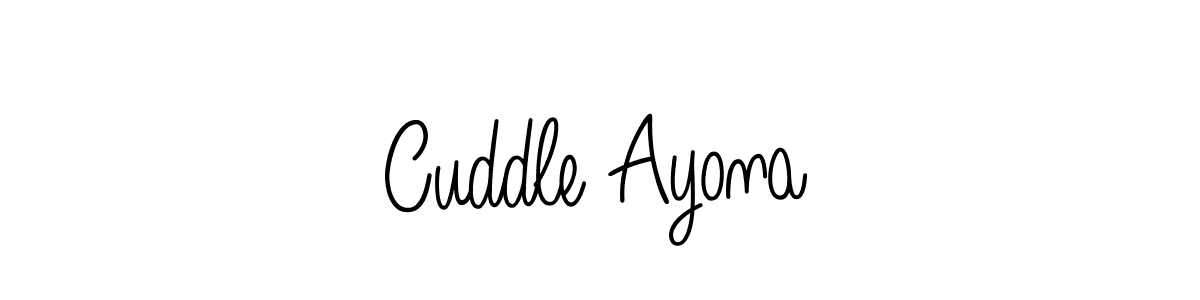 Best and Professional Signature Style for Cuddle Ayona. Angelique-Rose-font-FFP Best Signature Style Collection. Cuddle Ayona signature style 5 images and pictures png