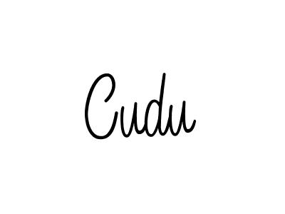 Make a beautiful signature design for name Cudu. With this signature (Angelique-Rose-font-FFP) style, you can create a handwritten signature for free. Cudu signature style 5 images and pictures png