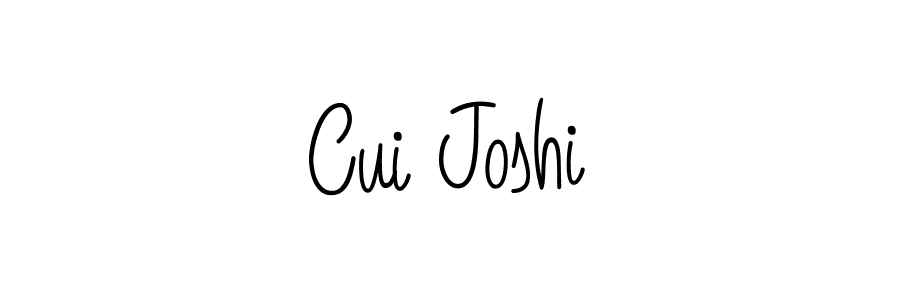 Make a beautiful signature design for name Cui Joshi. Use this online signature maker to create a handwritten signature for free. Cui Joshi signature style 5 images and pictures png