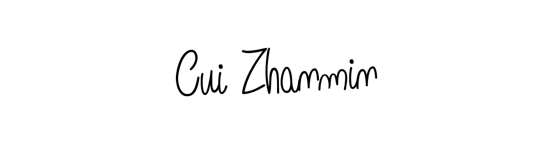The best way (Angelique-Rose-font-FFP) to make a short signature is to pick only two or three words in your name. The name Cui Zhanmin include a total of six letters. For converting this name. Cui Zhanmin signature style 5 images and pictures png