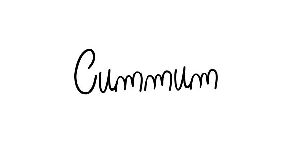 Create a beautiful signature design for name Cummum. With this signature (Angelique-Rose-font-FFP) fonts, you can make a handwritten signature for free. Cummum signature style 5 images and pictures png