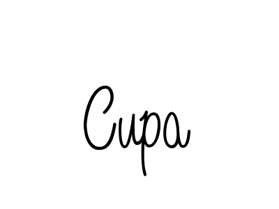 Design your own signature with our free online signature maker. With this signature software, you can create a handwritten (Angelique-Rose-font-FFP) signature for name Cupa. Cupa signature style 5 images and pictures png