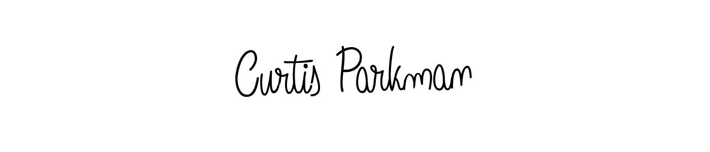 Curtis Parkman stylish signature style. Best Handwritten Sign (Angelique-Rose-font-FFP) for my name. Handwritten Signature Collection Ideas for my name Curtis Parkman. Curtis Parkman signature style 5 images and pictures png