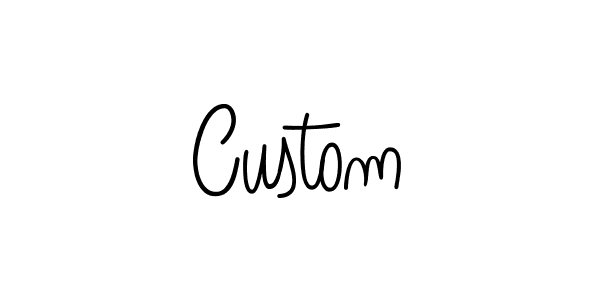 You should practise on your own different ways (Angelique-Rose-font-FFP) to write your name (Custom) in signature. don't let someone else do it for you. Custom signature style 5 images and pictures png