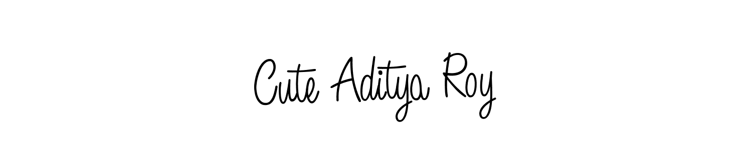 Make a short Cute Aditya Roy signature style. Manage your documents anywhere anytime using Angelique-Rose-font-FFP. Create and add eSignatures, submit forms, share and send files easily. Cute Aditya Roy signature style 5 images and pictures png