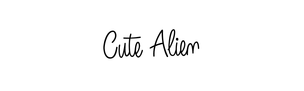 How to make Cute Alien name signature. Use Angelique-Rose-font-FFP style for creating short signs online. This is the latest handwritten sign. Cute Alien signature style 5 images and pictures png