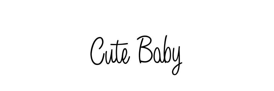 The best way (Angelique-Rose-font-FFP) to make a short signature is to pick only two or three words in your name. The name Cute Baby include a total of six letters. For converting this name. Cute Baby signature style 5 images and pictures png