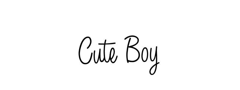 Make a beautiful signature design for name Cute Boy. Use this online signature maker to create a handwritten signature for free. Cute Boy signature style 5 images and pictures png