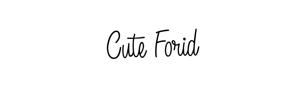 It looks lik you need a new signature style for name Cute Forid. Design unique handwritten (Angelique-Rose-font-FFP) signature with our free signature maker in just a few clicks. Cute Forid signature style 5 images and pictures png