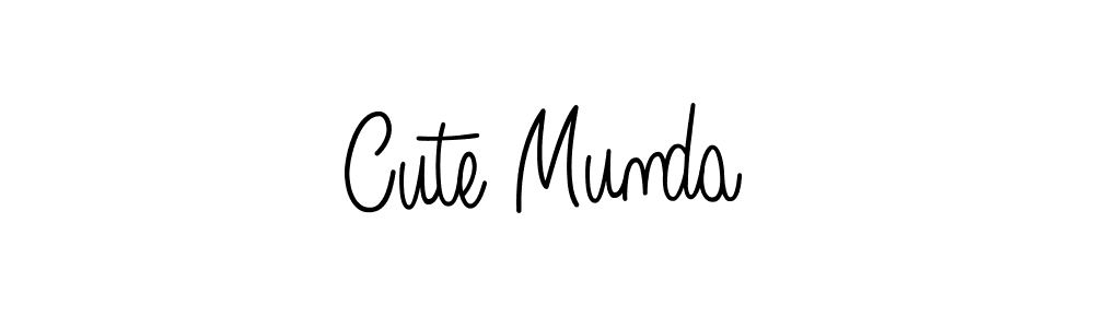 Check out images of Autograph of Cute Munda name. Actor Cute Munda Signature Style. Angelique-Rose-font-FFP is a professional sign style online. Cute Munda signature style 5 images and pictures png