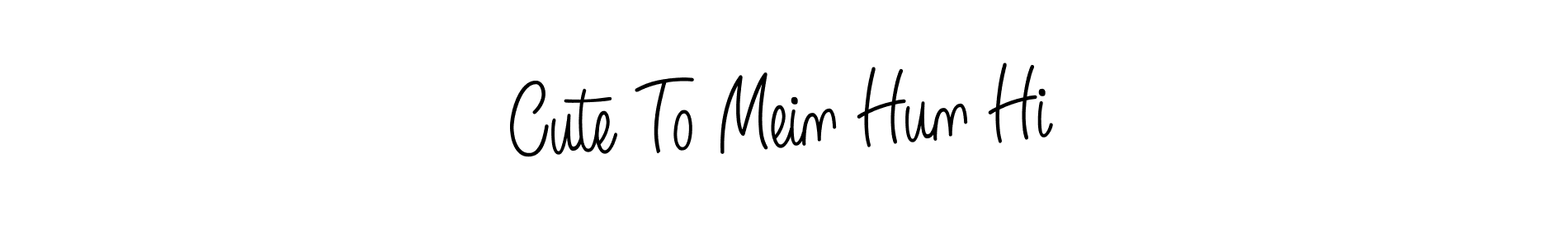 Cute To Mein Hun Hi stylish signature style. Best Handwritten Sign (Angelique-Rose-font-FFP) for my name. Handwritten Signature Collection Ideas for my name Cute To Mein Hun Hi. Cute To Mein Hun Hi signature style 5 images and pictures png