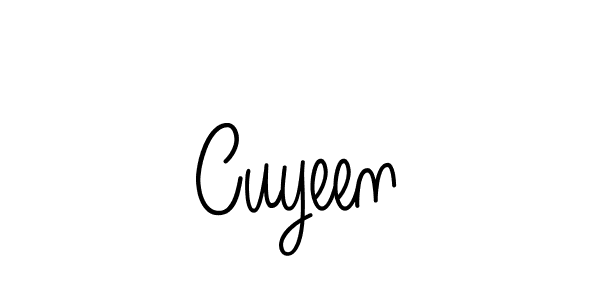 Create a beautiful signature design for name Cuyeen. With this signature (Angelique-Rose-font-FFP) fonts, you can make a handwritten signature for free. Cuyeen signature style 5 images and pictures png