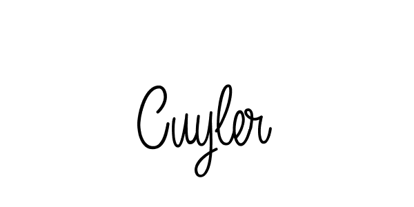 How to make Cuyler name signature. Use Angelique-Rose-font-FFP style for creating short signs online. This is the latest handwritten sign. Cuyler signature style 5 images and pictures png