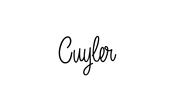 Cuyler stylish signature style. Best Handwritten Sign (Angelique-Rose-font-FFP) for my name. Handwritten Signature Collection Ideas for my name Cuyler. Cuyler signature style 5 images and pictures png