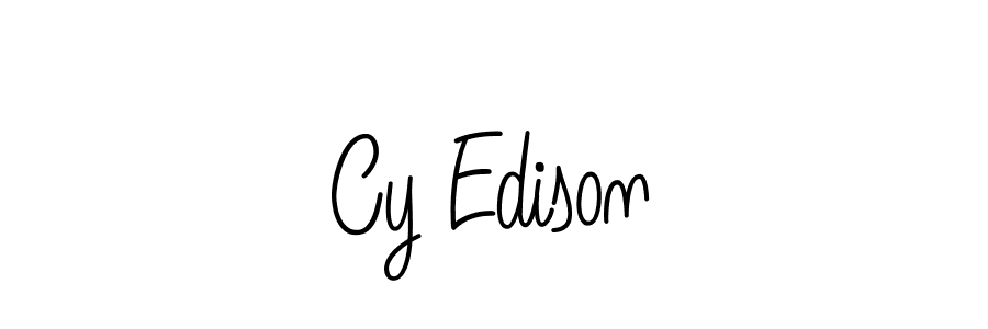 Make a beautiful signature design for name Cy Edison. Use this online signature maker to create a handwritten signature for free. Cy Edison signature style 5 images and pictures png