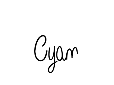 Make a beautiful signature design for name Cyan. With this signature (Angelique-Rose-font-FFP) style, you can create a handwritten signature for free. Cyan signature style 5 images and pictures png