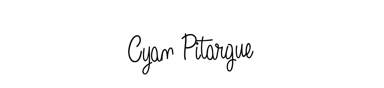 Create a beautiful signature design for name Cyan Pitargue. With this signature (Angelique-Rose-font-FFP) fonts, you can make a handwritten signature for free. Cyan Pitargue signature style 5 images and pictures png