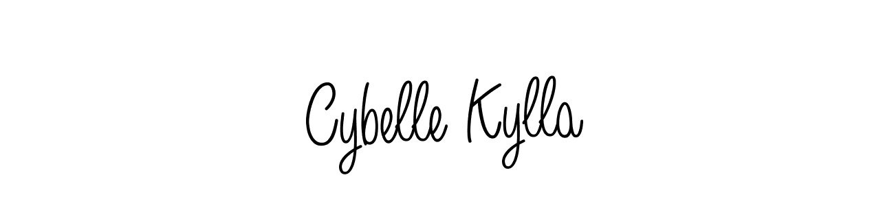 Create a beautiful signature design for name Cybelle Kylla. With this signature (Angelique-Rose-font-FFP) fonts, you can make a handwritten signature for free. Cybelle Kylla signature style 5 images and pictures png