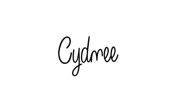 Make a beautiful signature design for name Cydnee. With this signature (Angelique-Rose-font-FFP) style, you can create a handwritten signature for free. Cydnee signature style 5 images and pictures png