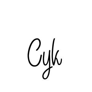 You can use this online signature creator to create a handwritten signature for the name Cyk. This is the best online autograph maker. Cyk signature style 5 images and pictures png